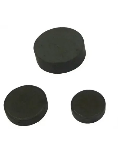 Magnety čierne okrúhle 16x5mm RON/12ks