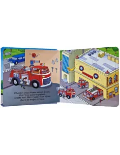 Hasiči v práci kniha puzzle 6x 2